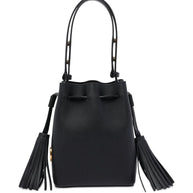 Valentino Garavani Leather Bucket Bag Black