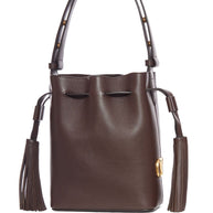 Valentino Garavani Leather Bucket Bag Brown