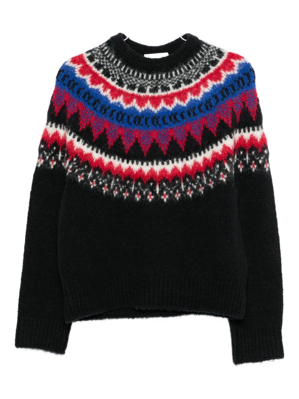 Closed Wool Crewneck Sweater Black