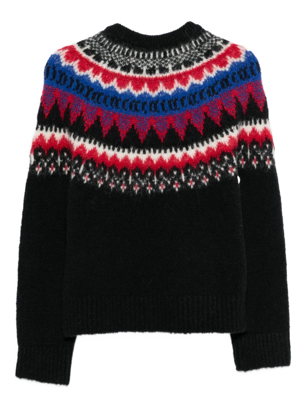 Closed Wool Crewneck Sweater Black