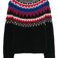 Closed Wool Crewneck Sweater Black