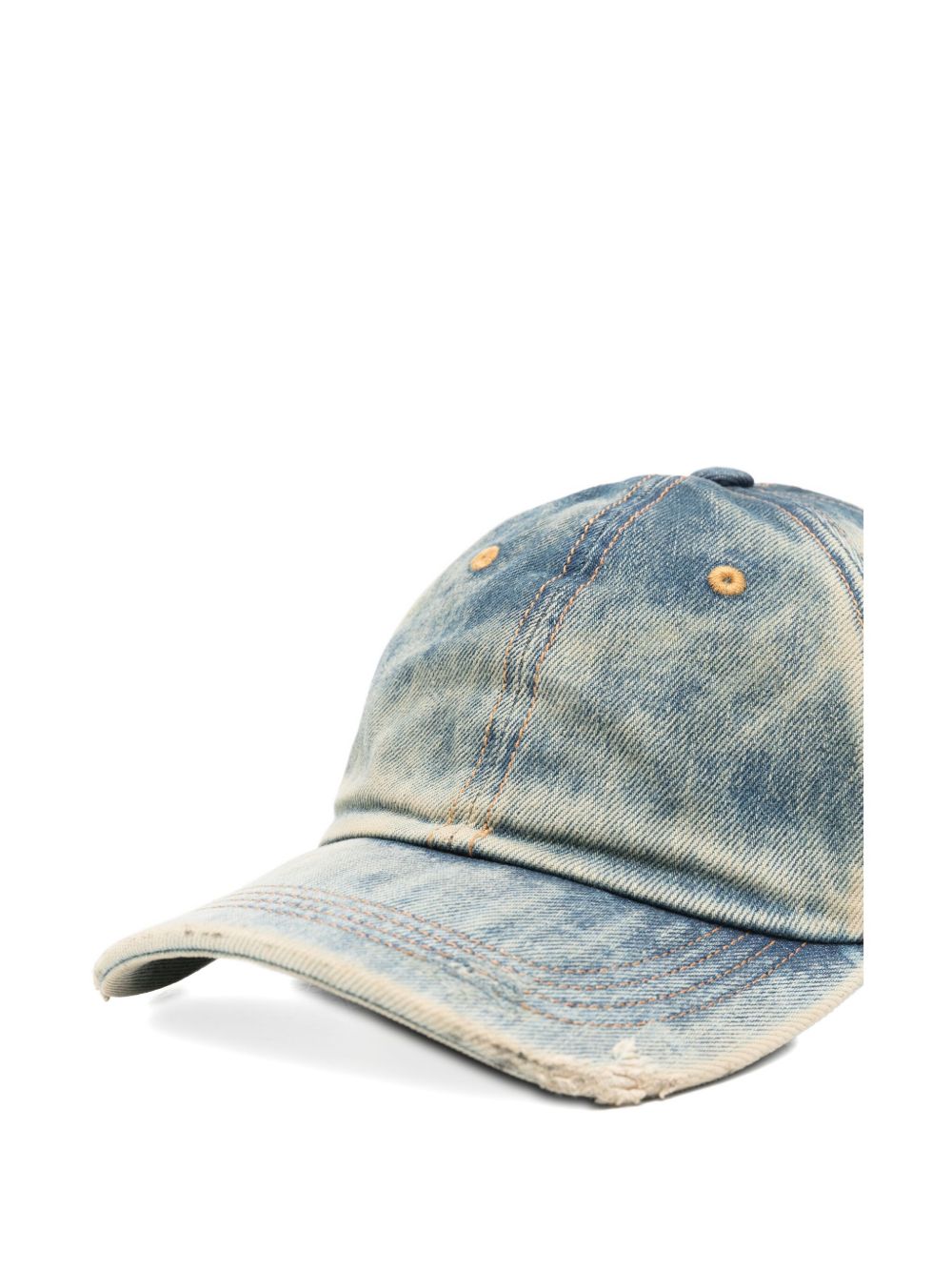 Acne Studios Cotton Baseball Cap Blue