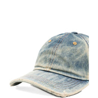 Acne Studios Cotton Baseball Cap Blue