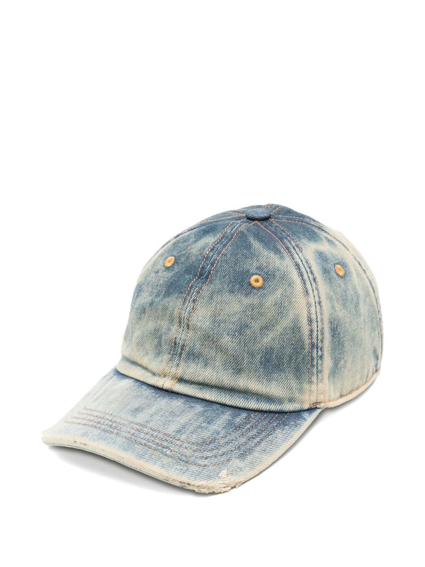 Acne Studios Cotton Baseball Cap Blue