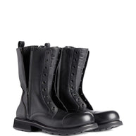 Balenciaga Leather Boots Black