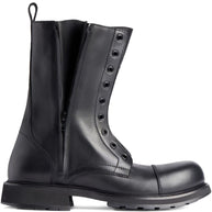 Balenciaga Leather Boots Black