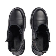 Balenciaga Leather Boots Black