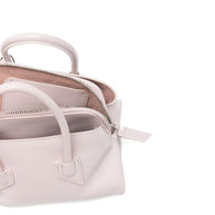 The Attico La Passeggiata Mini Leather Tote Grey