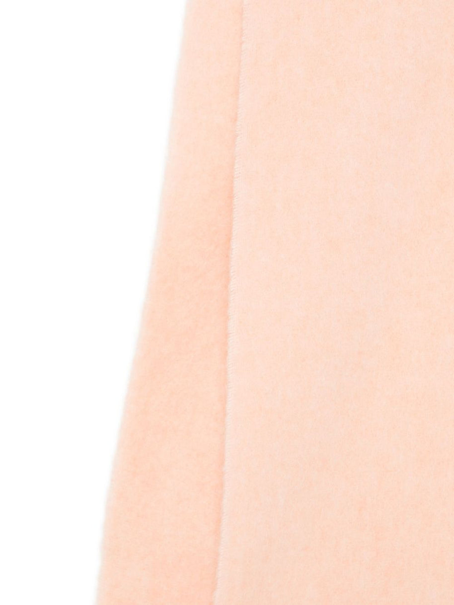 Ami Paris Ami De Coeur Wool Scarf Powder