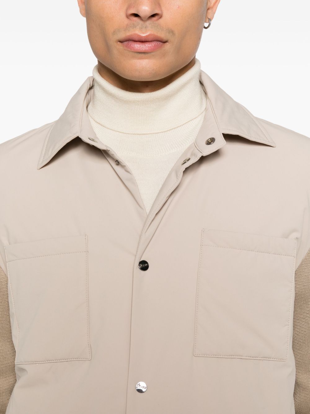 Herno Overshirt Jacket Dove Grey