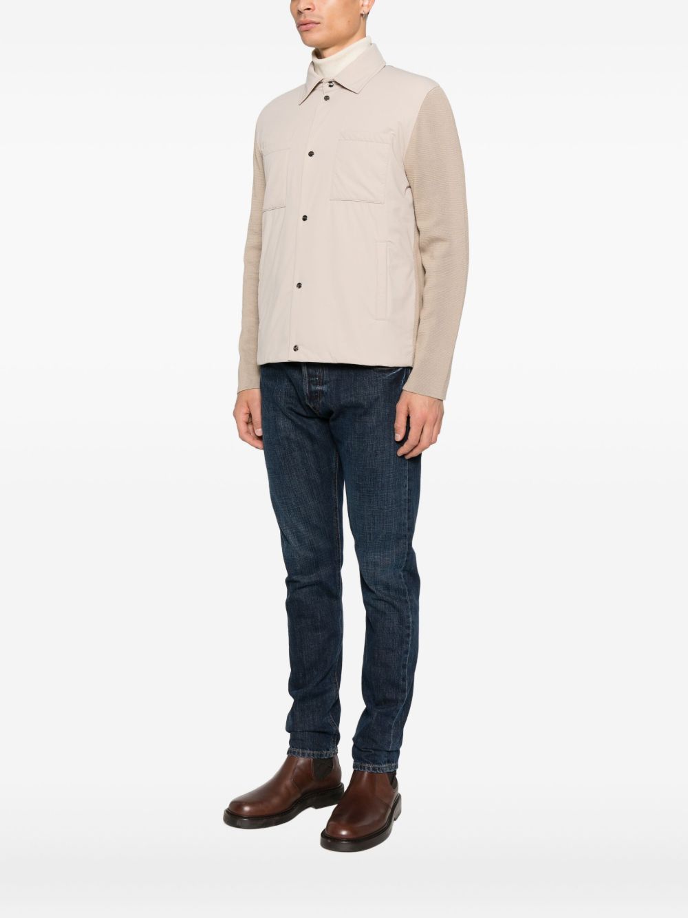 Herno Overshirt Jacket Dove Grey