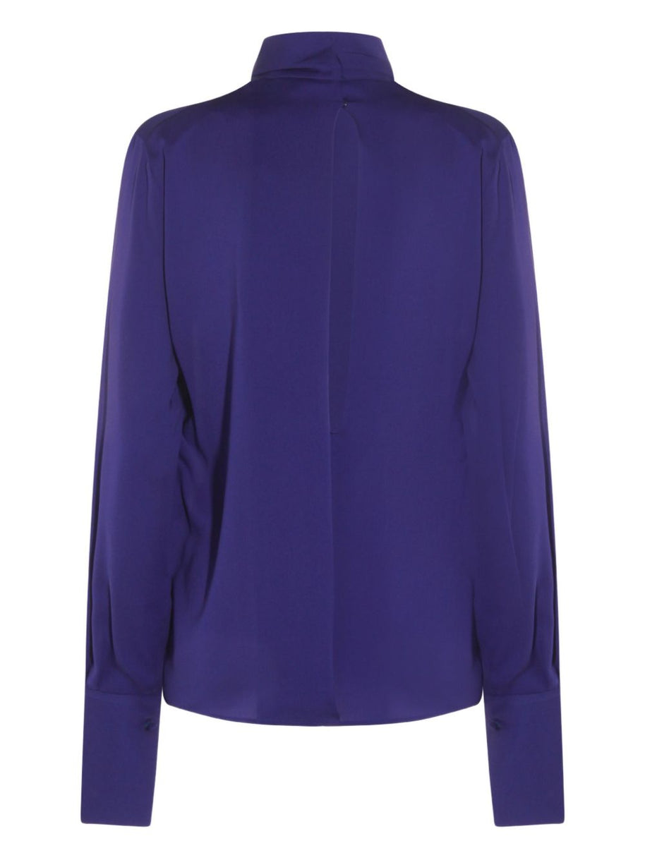 Tom Ford Silk Blouse Blue