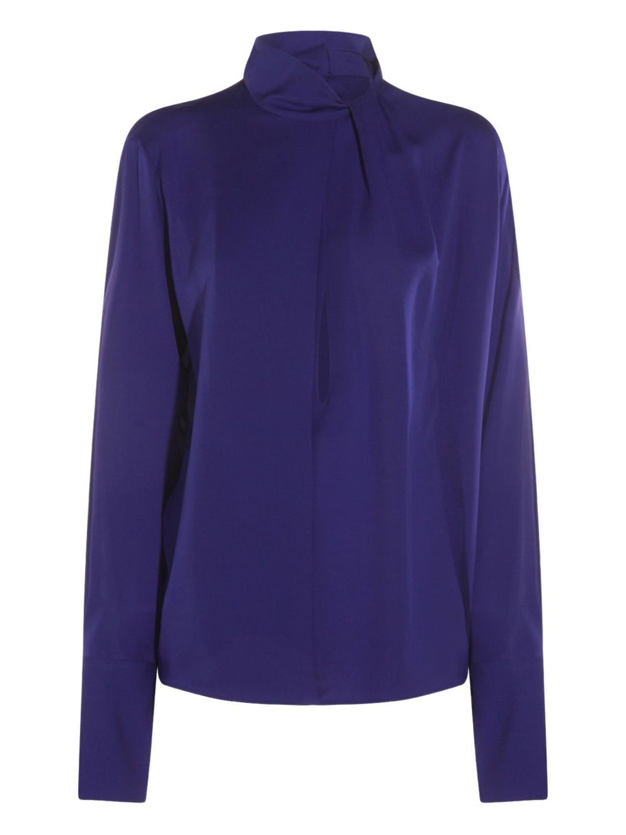 Tom Ford Silk Blouse Blue