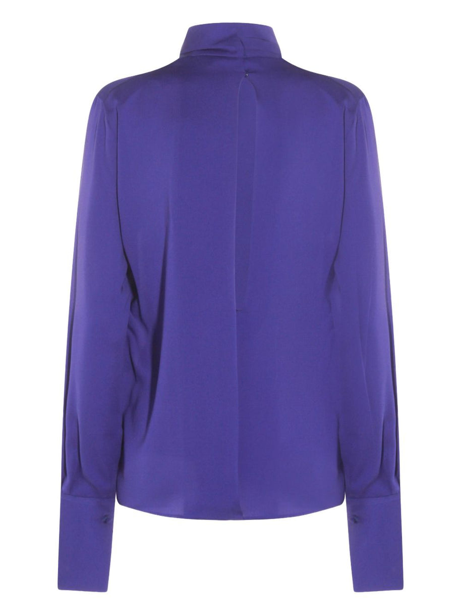 Tom Ford Silk Blouse Blue