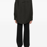 Ami Paris Wool Shirt Jacket Grey