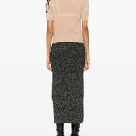 Ermanno Scervino Beaded Wool Sweater Beige