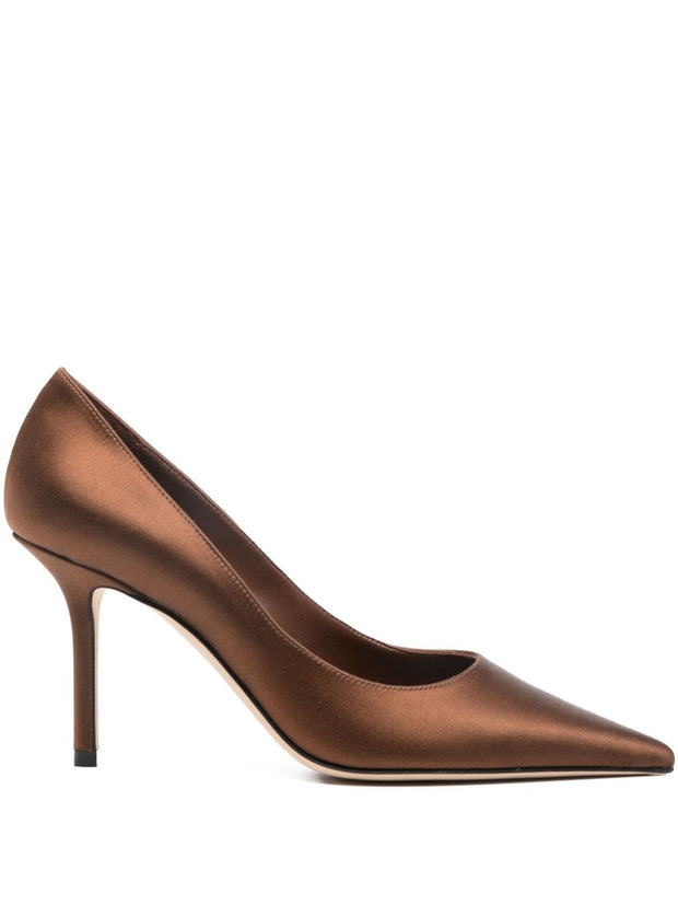 Jimmy Choo Love Leather Pumps Brown