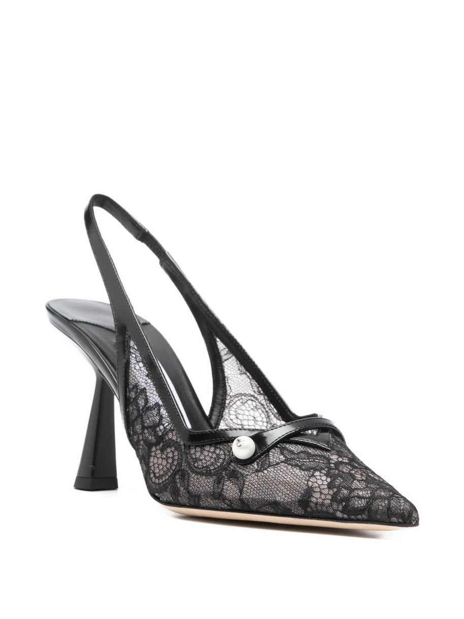 Jimmy Choo Amita Patent Leather Pumps Black