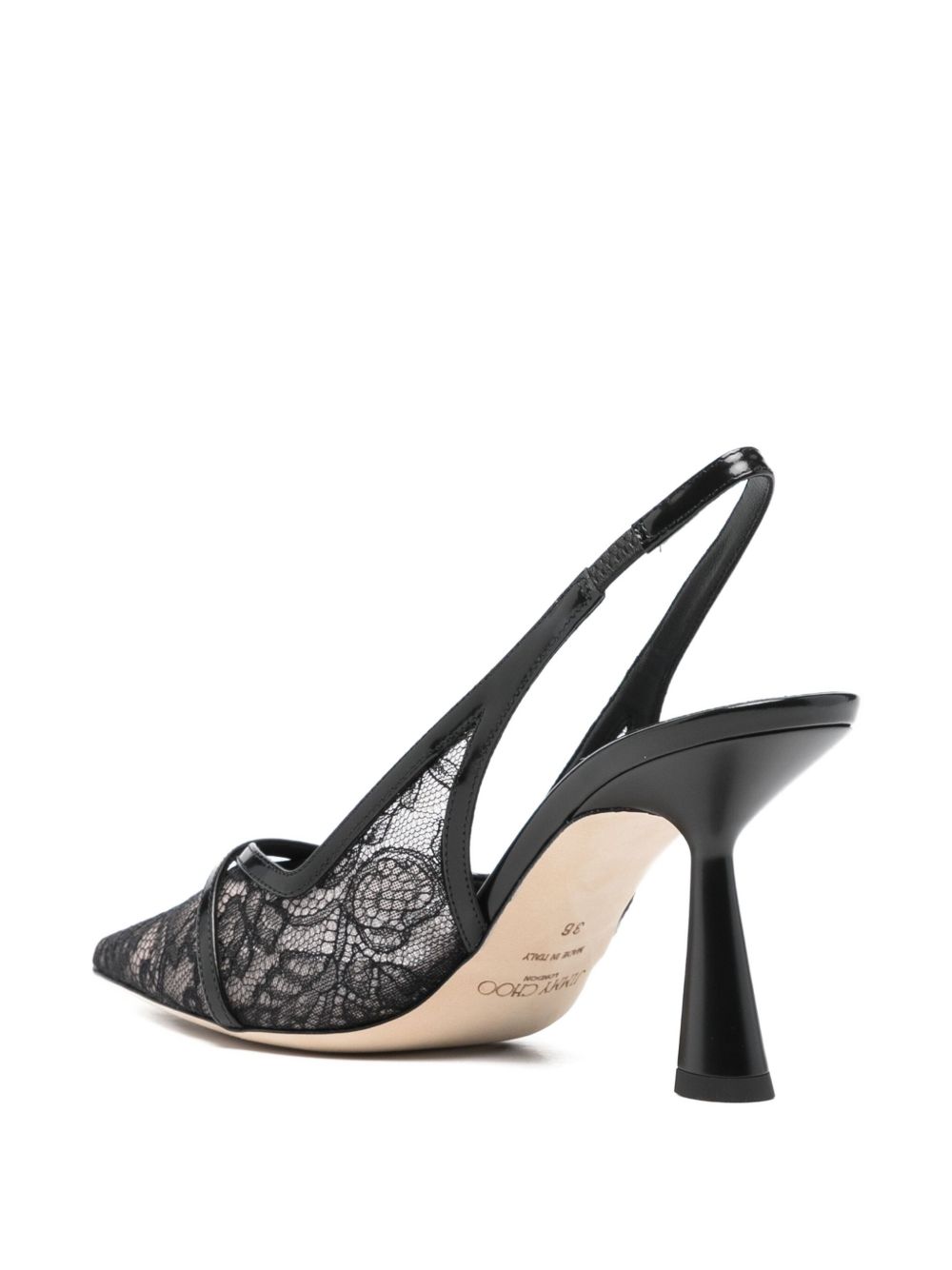 Jimmy Choo Amita Patent Leather Pumps Black