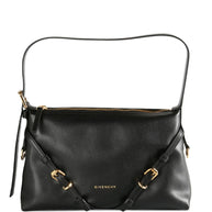 Givenchy VoYou Mini Leather Shoulder Bag Black