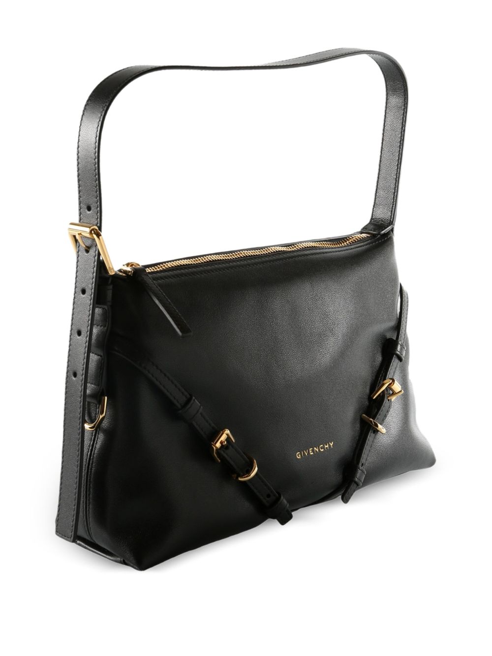 Givenchy VoYou Mini Leather Shoulder Bag Black