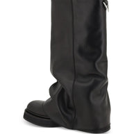 The Attico Robin Leather Boots Black