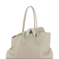 The Attico La Passeggiata Leather Shoulder Bag White