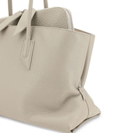 The Attico La Passeggiata Leather Shoulder Bag White