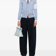 Thom Browne Wool Cardigan Clear Blue