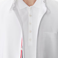 Thom Browne Cotton Polo Shirt White