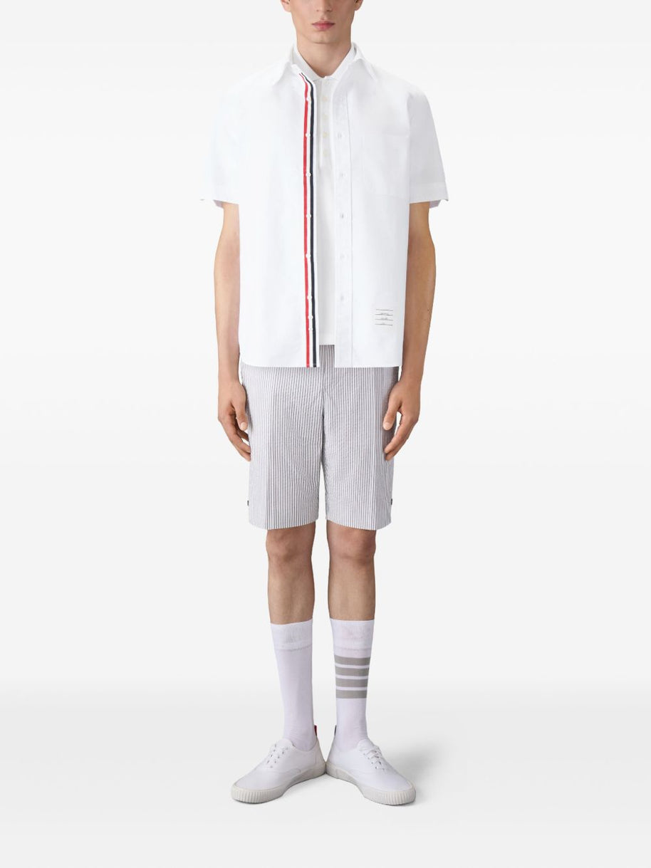 Thom Browne Cotton Polo Shirt White
