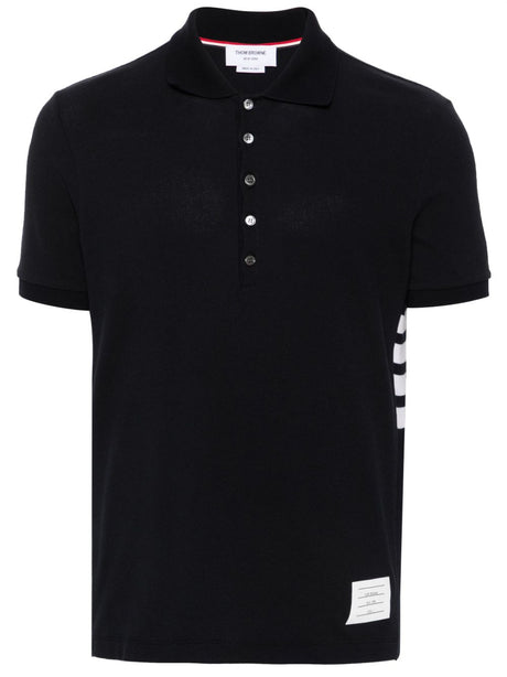 Thom Browne Cotton Polo Shirt Blue