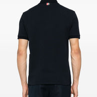 Thom Browne Cotton Polo Shirt Blue