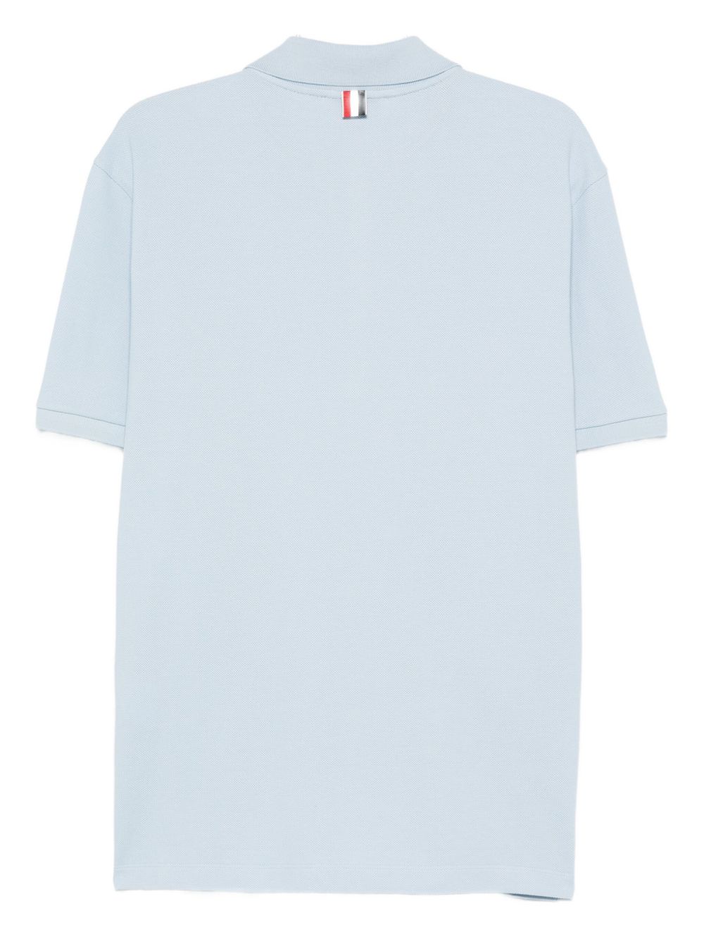 Thom Browne Cotton Polo Shirt Clear Blue