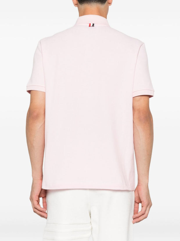 Thom Browne Cotton Polo Shirt Pink