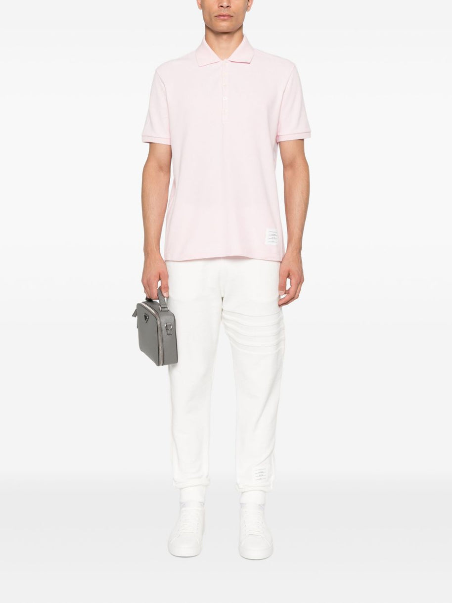 Thom Browne Cotton Polo Shirt Pink