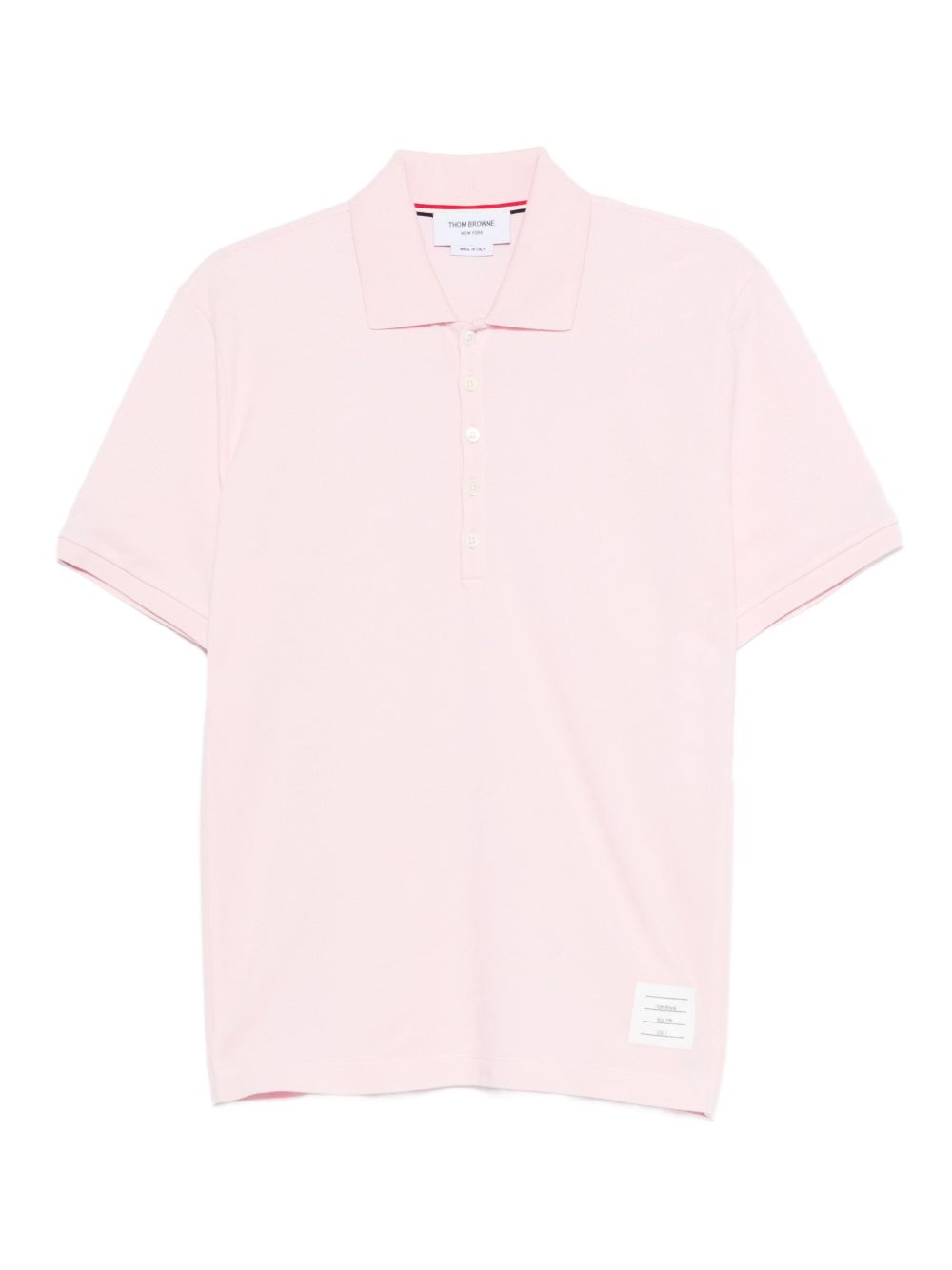 Thom Browne Cotton Polo Shirt Pink