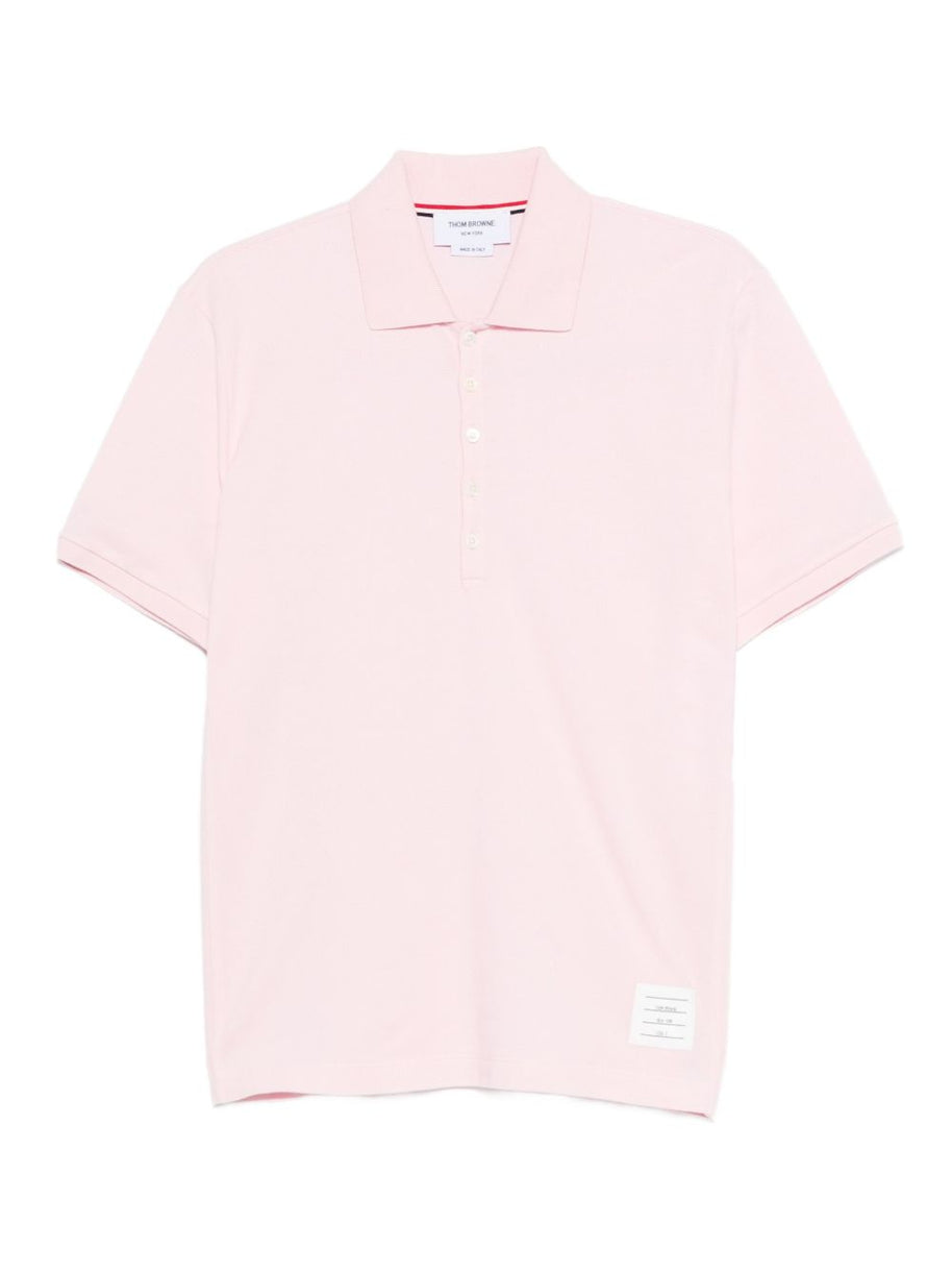 Thom Browne Cotton Polo Shirt Pink