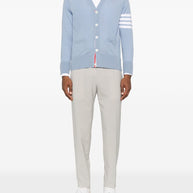 Thom Browne Wool Cardigan Clear Blue