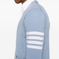 Thom Browne Wool Cardigan Clear Blue