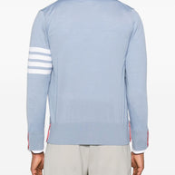 Thom Browne Wool Cardigan Clear Blue