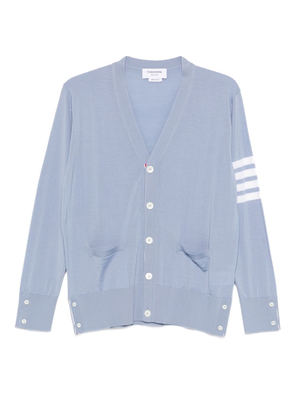 Thom Browne Wool Cardigan Clear Blue