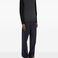 Maison Margiela Wool Crewneck Sweater Black