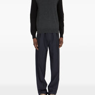 Maison Margiela Wool Crewneck Sweater Black