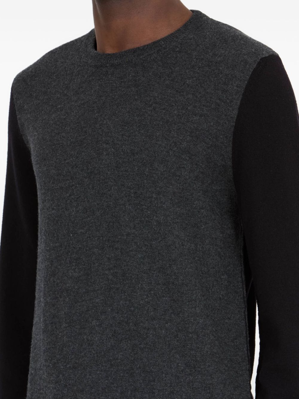 Maison Margiela Wool Crewneck Sweater Black