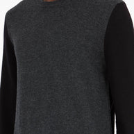 Maison Margiela Wool Crewneck Sweater Black