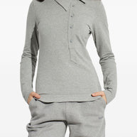 The Attico T-shirts And Polos Grey