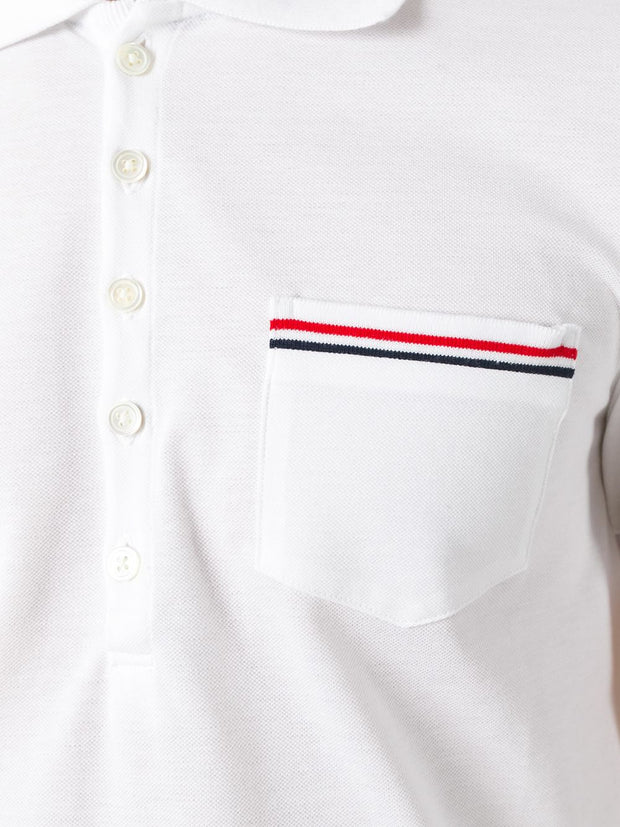 Thom Browne Cotton Polo Shirt White