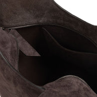 The Attico La Scoop Medium Leather Shoulder Bag