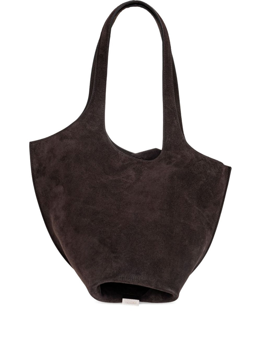 The Attico La Scoop Medium Leather Shoulder Bag